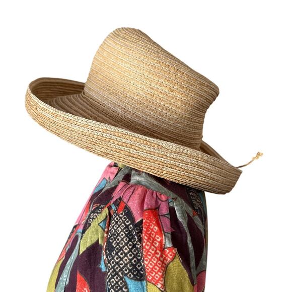 SCALA Collection Raffia Rolled Brim Hat One Size - Picture 2 of 5
